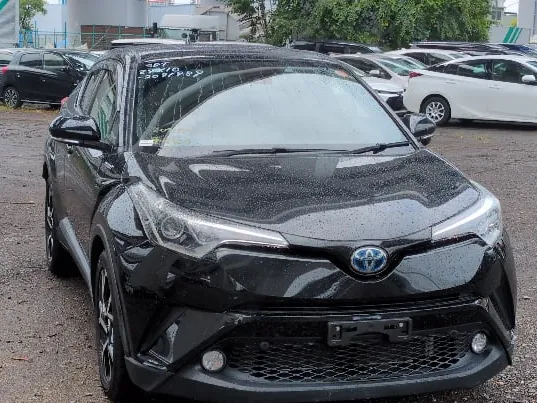 Black Toyota C-HR bought in Japan
